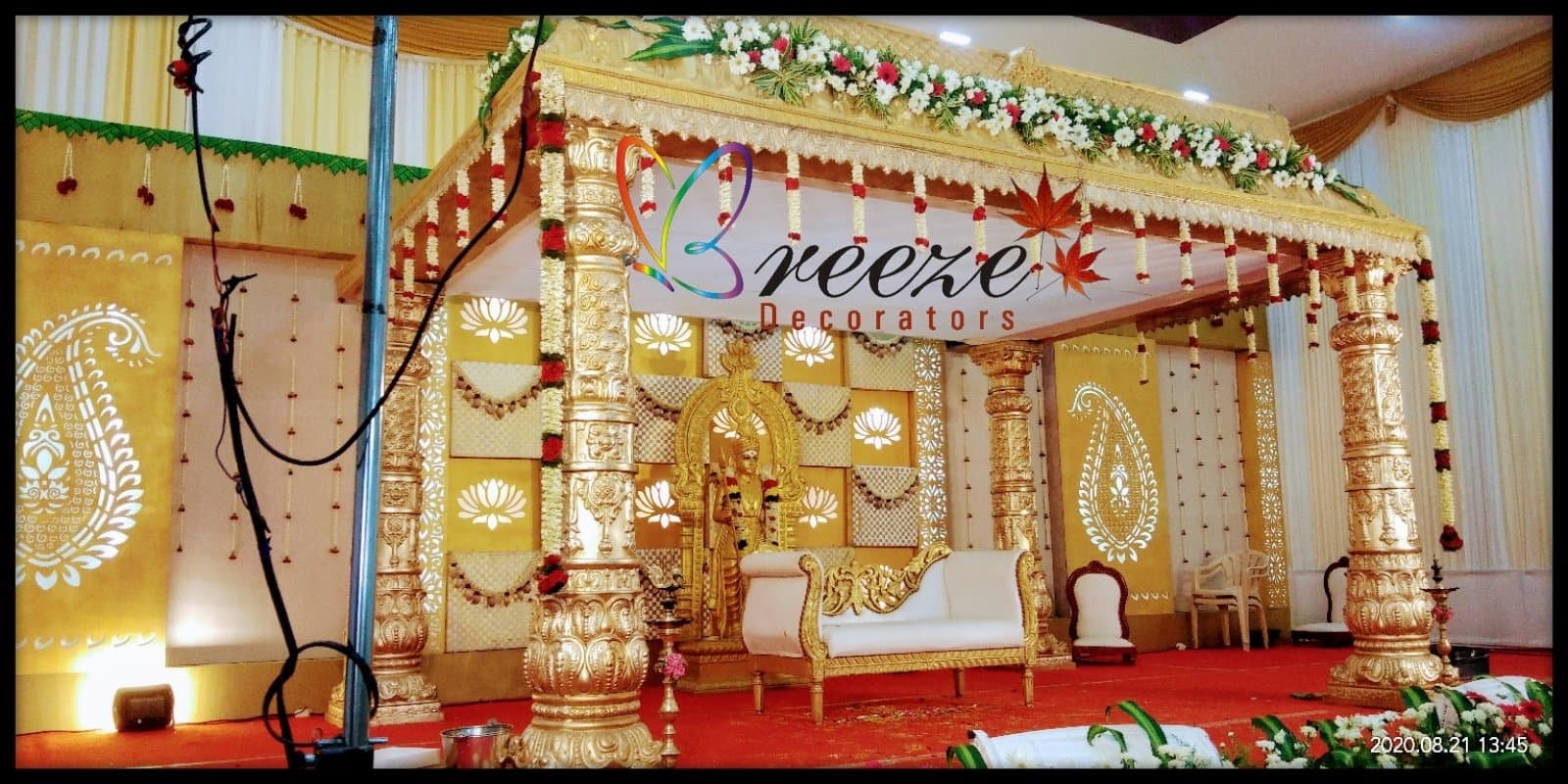 Sri Veeramathi Amman Marriage Hall Kurumbapalayam Wedding Decoration Breeze Decorators - Photo 5