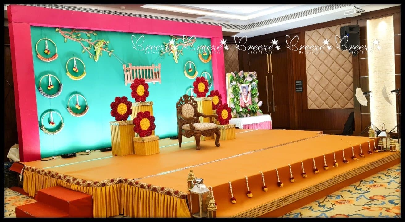 Baby shower Function Decoration at Jenneys Residency Breeze decorators - Photo 3