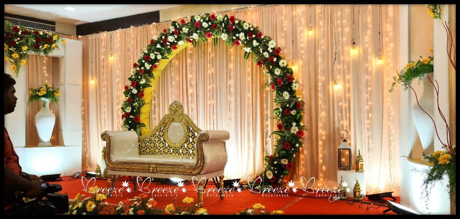 Krishna Hall thudiyalur coimbatore Wedding Decoration 30K - Full Set - Photo 4