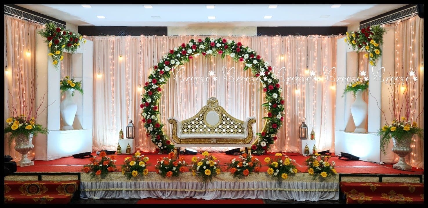 Krishna Hall thudiyalur coimbatore Wedding Decoration 30K - Full Set - Photo 5