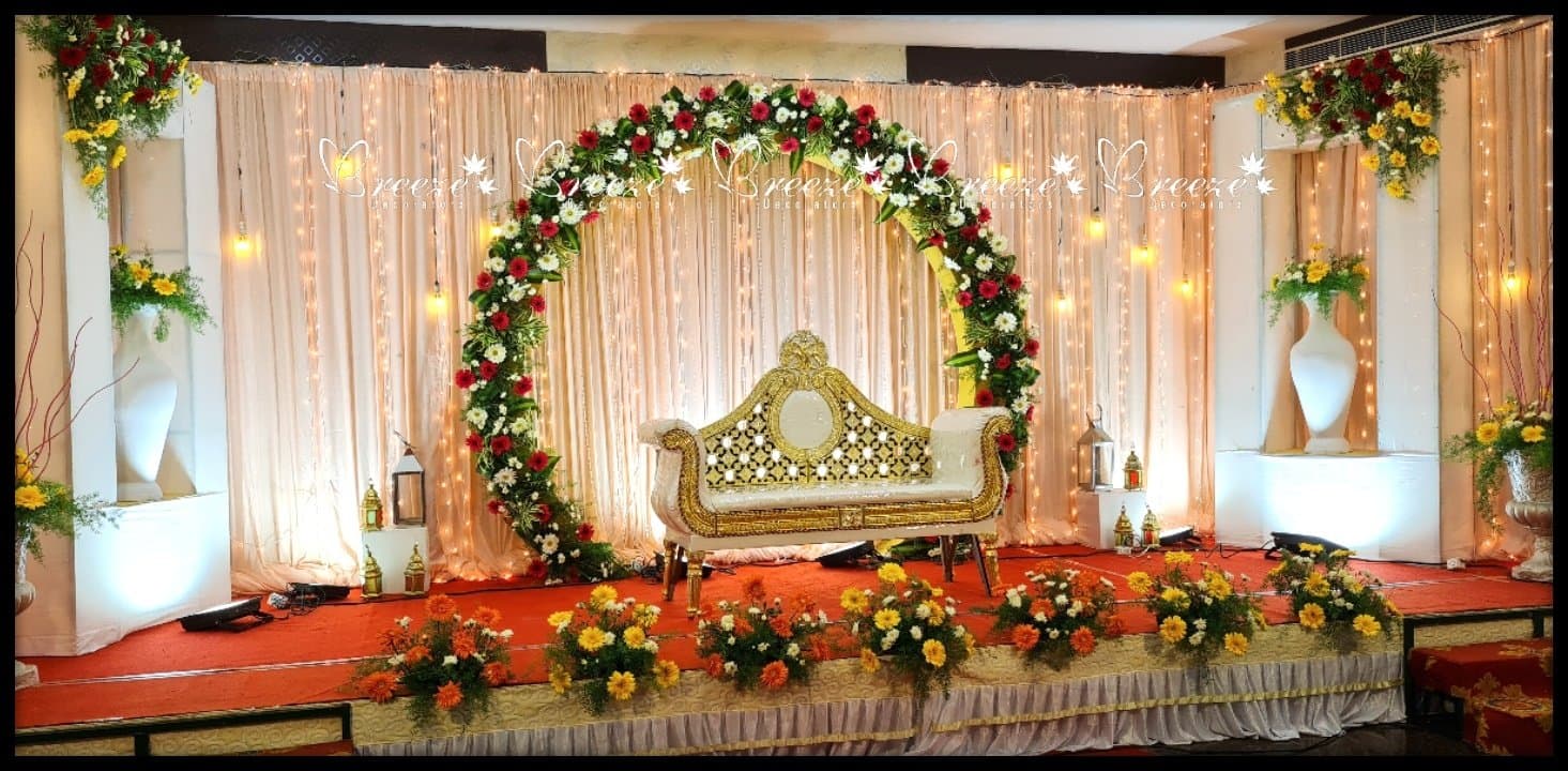 Krishna Hall thudiyalur coimbatore Wedding Decoration 30K - Full Set - Photo 6