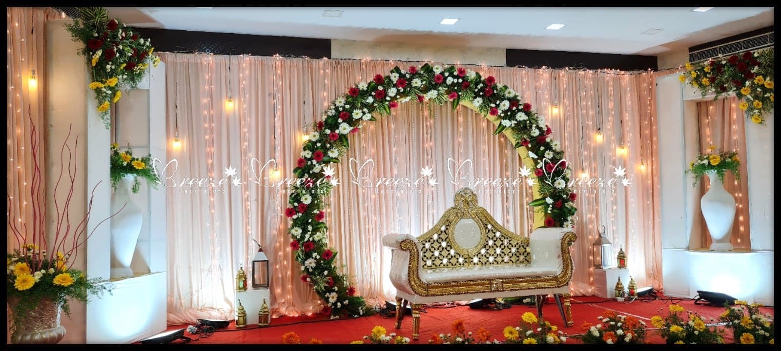 Krishna Hall thudiyalur coimbatore Wedding Decoration 30K - Full Set - Photo 7