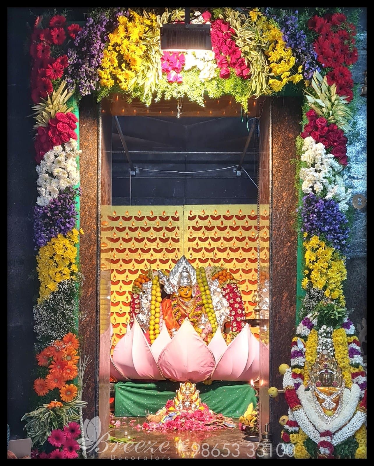 Temple Decoration Kinathukadavu Coimbatore - Original Full Size Photo 2