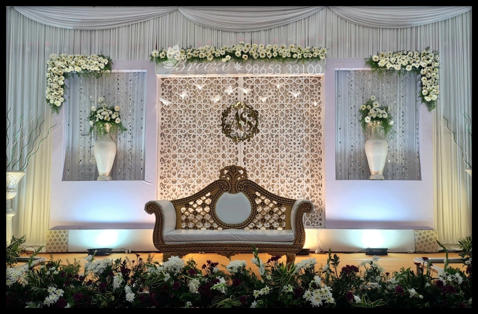 M R Marriage Mahal in Chinthamanipudur,Coimbatore - Breeze Decorators - Original Full Size Photo 2