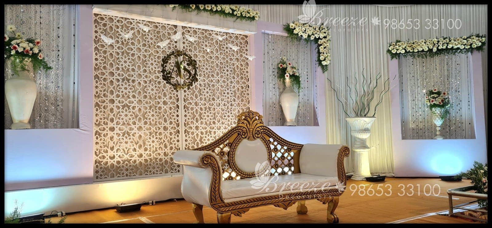 M R Marriage Mahal in Chinthamanipudur,Coimbatore - Breeze Decorators - Original Full Size Photo 4