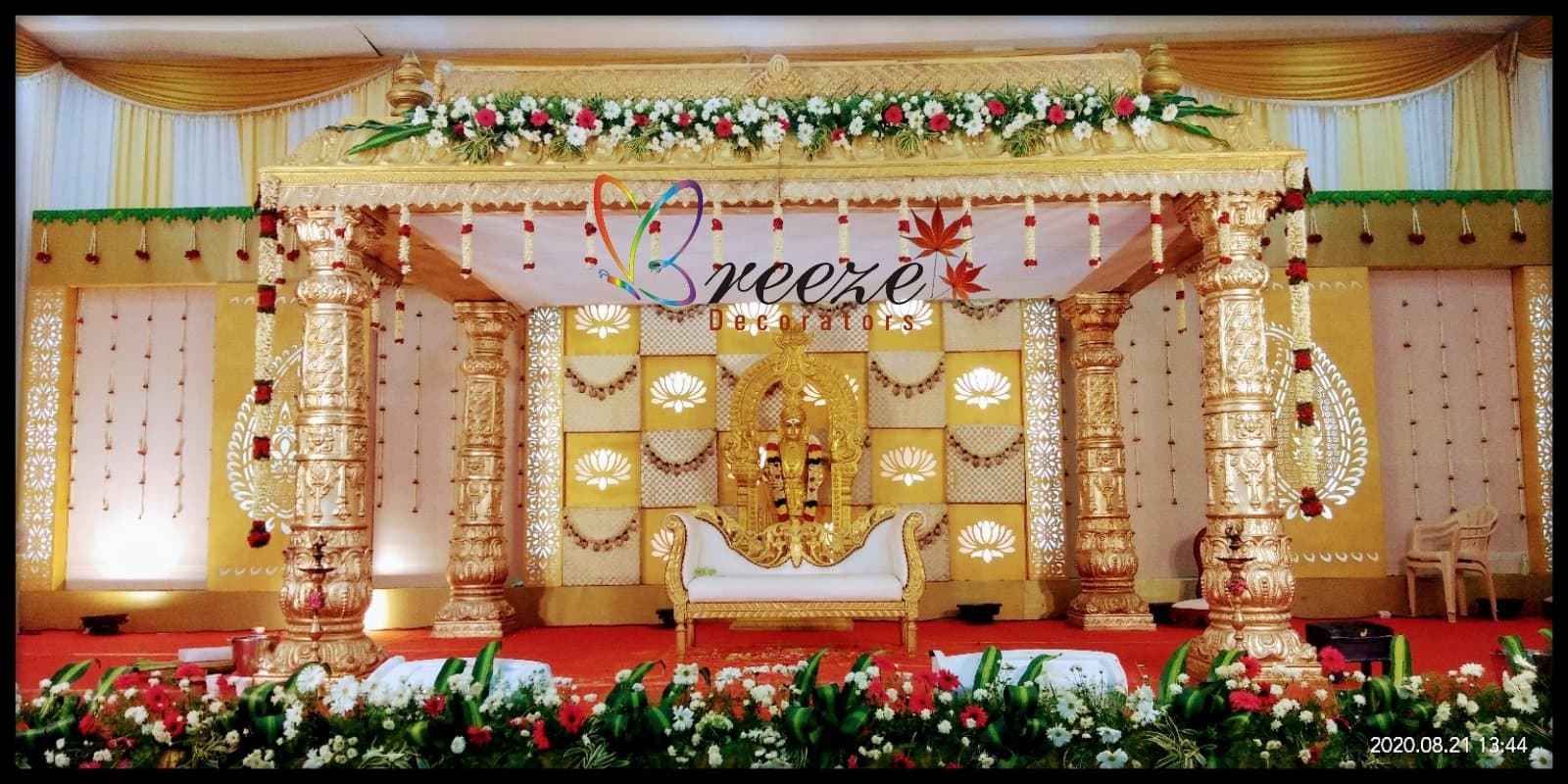 Sri Veeramathi Amman Marriage Hall Kurumbapalayam Wedding Decoration Breeze Decorators - Photo 4