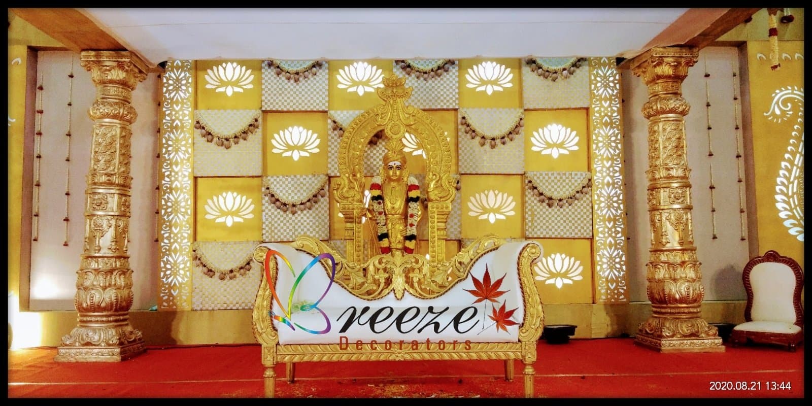 Sri Veeramathi Amman Marriage Hall Kurumbapalayam Wedding Decoration Breeze Decorators - Photo 1