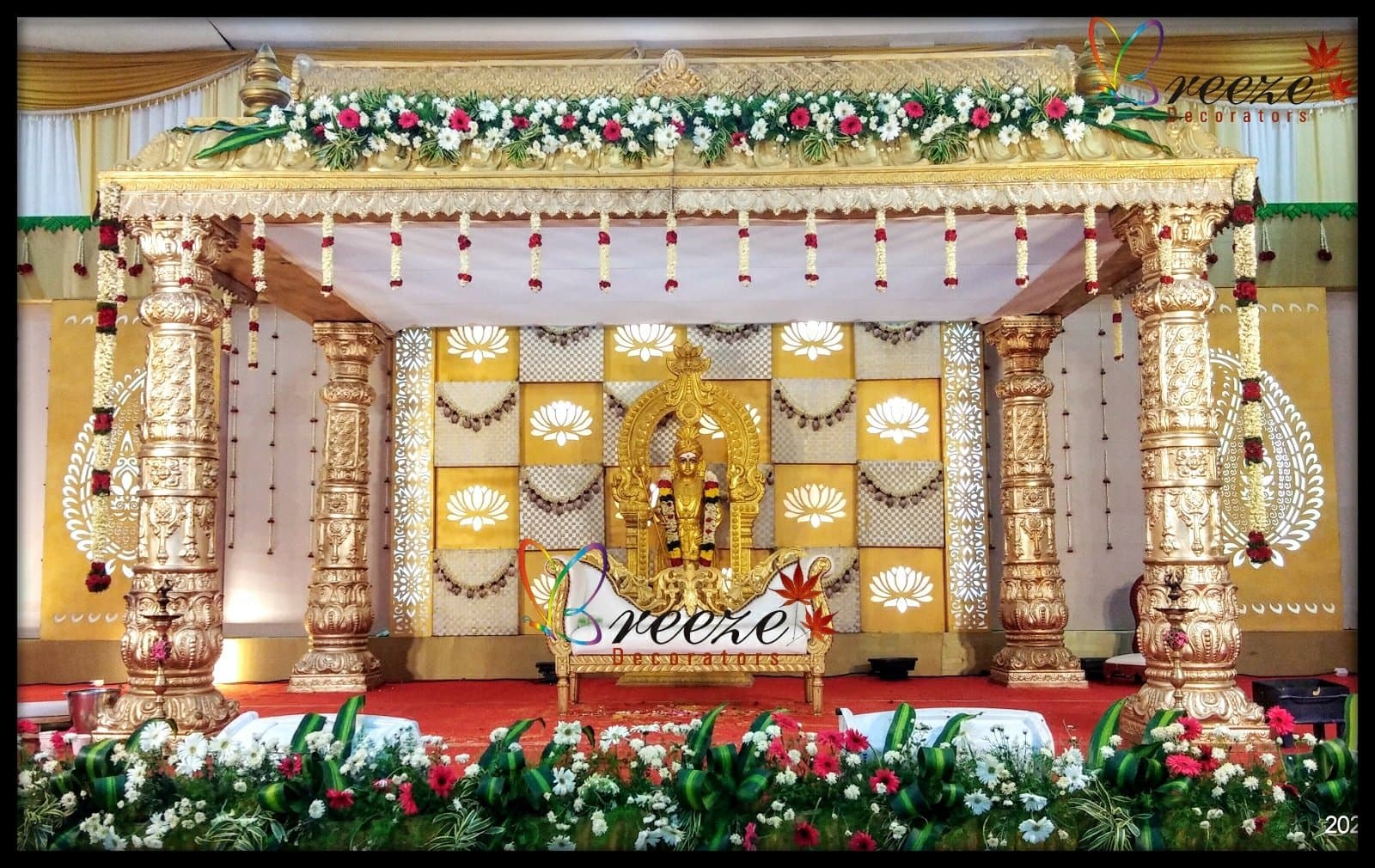 Sri Veeramathi Amman Marriage Hall Kurumbapalayam Wedding Decoration Breeze Decorators - Photo 6