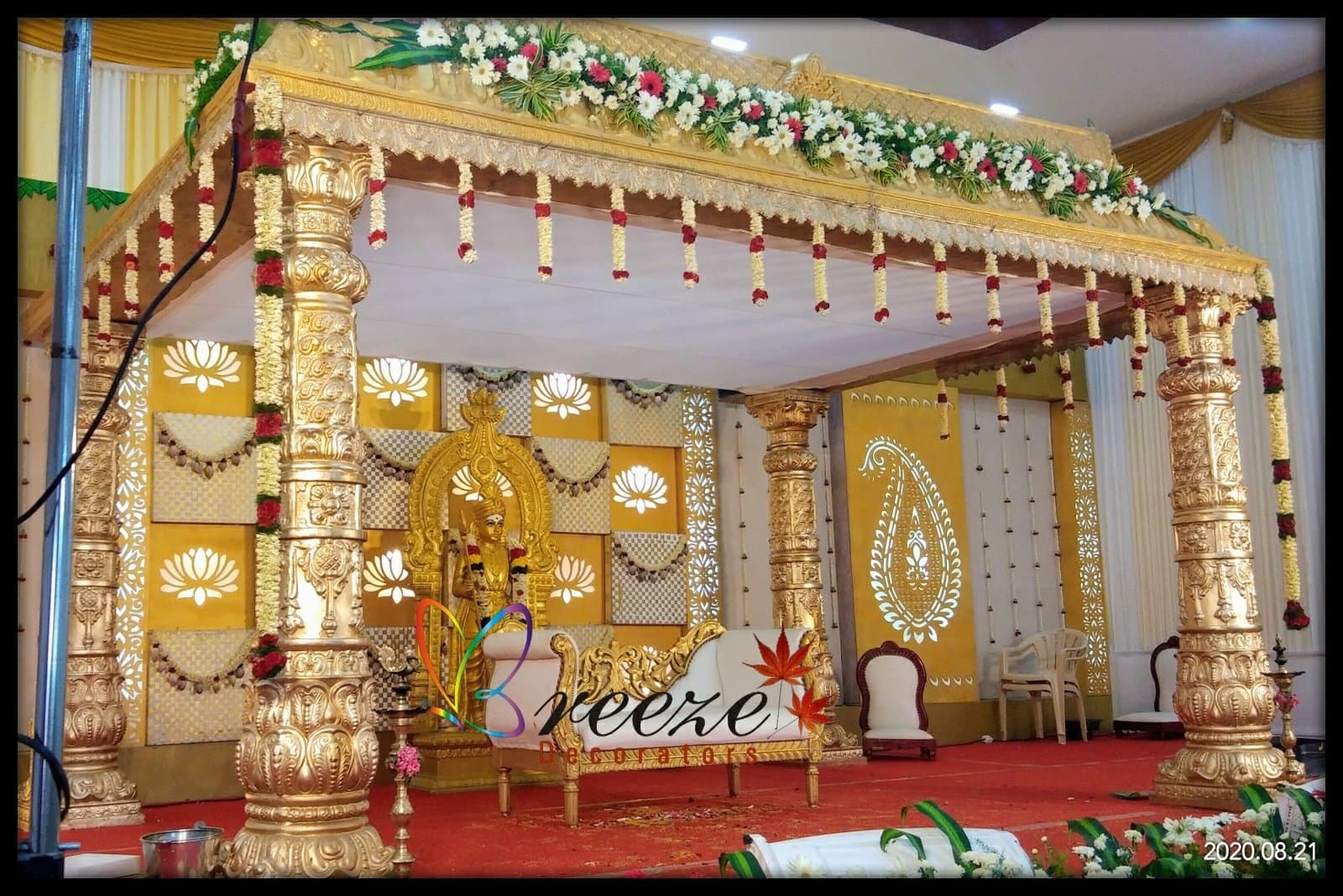 Sri Veeramathi Amman Marriage Hall Kurumbapalayam Wedding Decoration Breeze Decorators - Photo 7