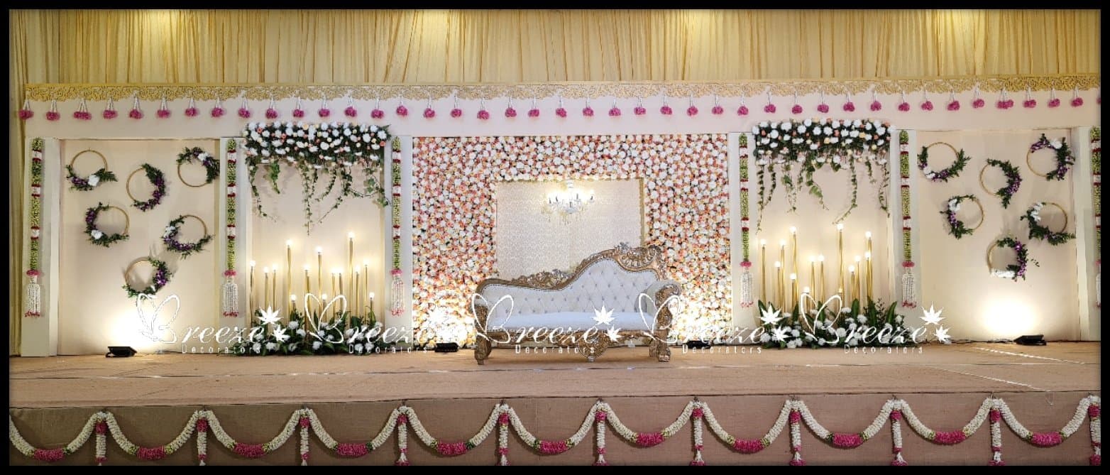 Lakshmi Thirumana Mandapam Wedding Decoration P.N Palayam Coimbatore Breeze Decorators - Photo 3