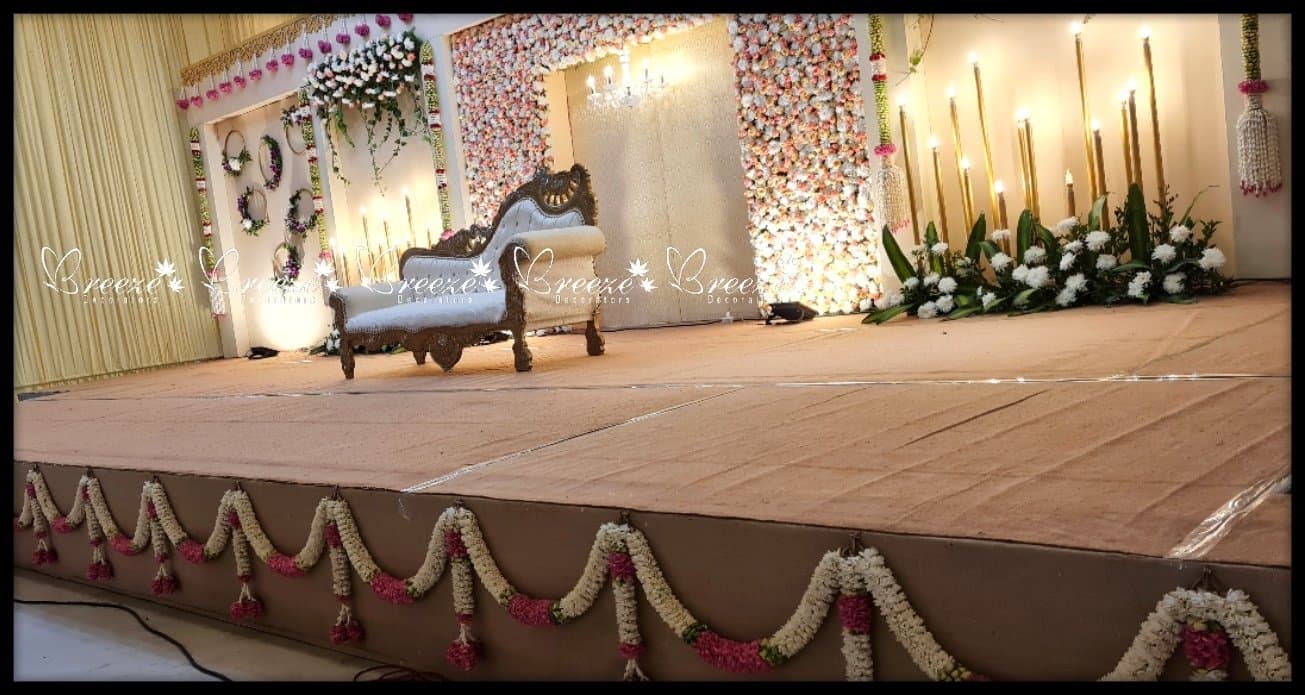 Lakshmi Thirumana Mandapam Wedding Decoration P.N Palayam Coimbatore Breeze Decorators - Photo 5