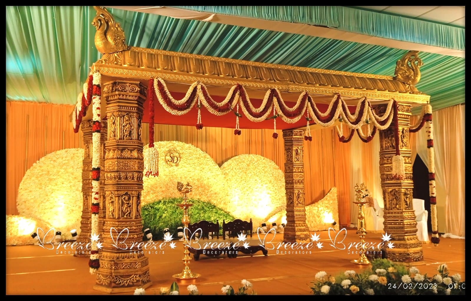 Sri Sai Mahal, Palladam - Wedding Decoration Breeze Decorators - Original Full Size Photo 3
