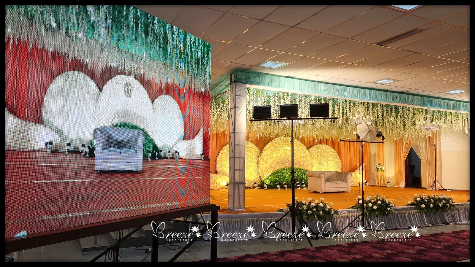 Sri Sai Mahal, Palladam - Wedding Decoration Breeze Decorators - Original Full Size Photo 9