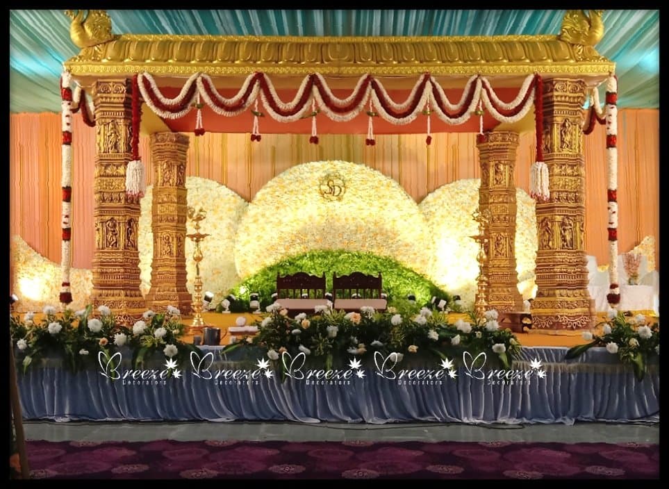 Sri Sai Mahal, Palladam - Wedding Decoration Breeze Decorators - Original Full Size Photo 1