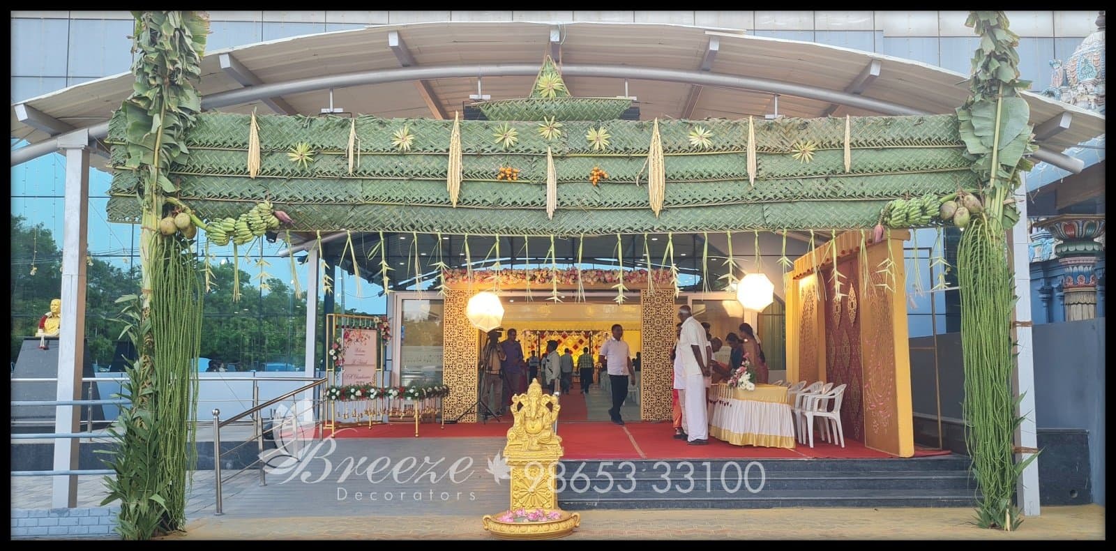 Wedding Stage Decoration -Suguna auditorium Coimbatore - Original Full Size Photo 7