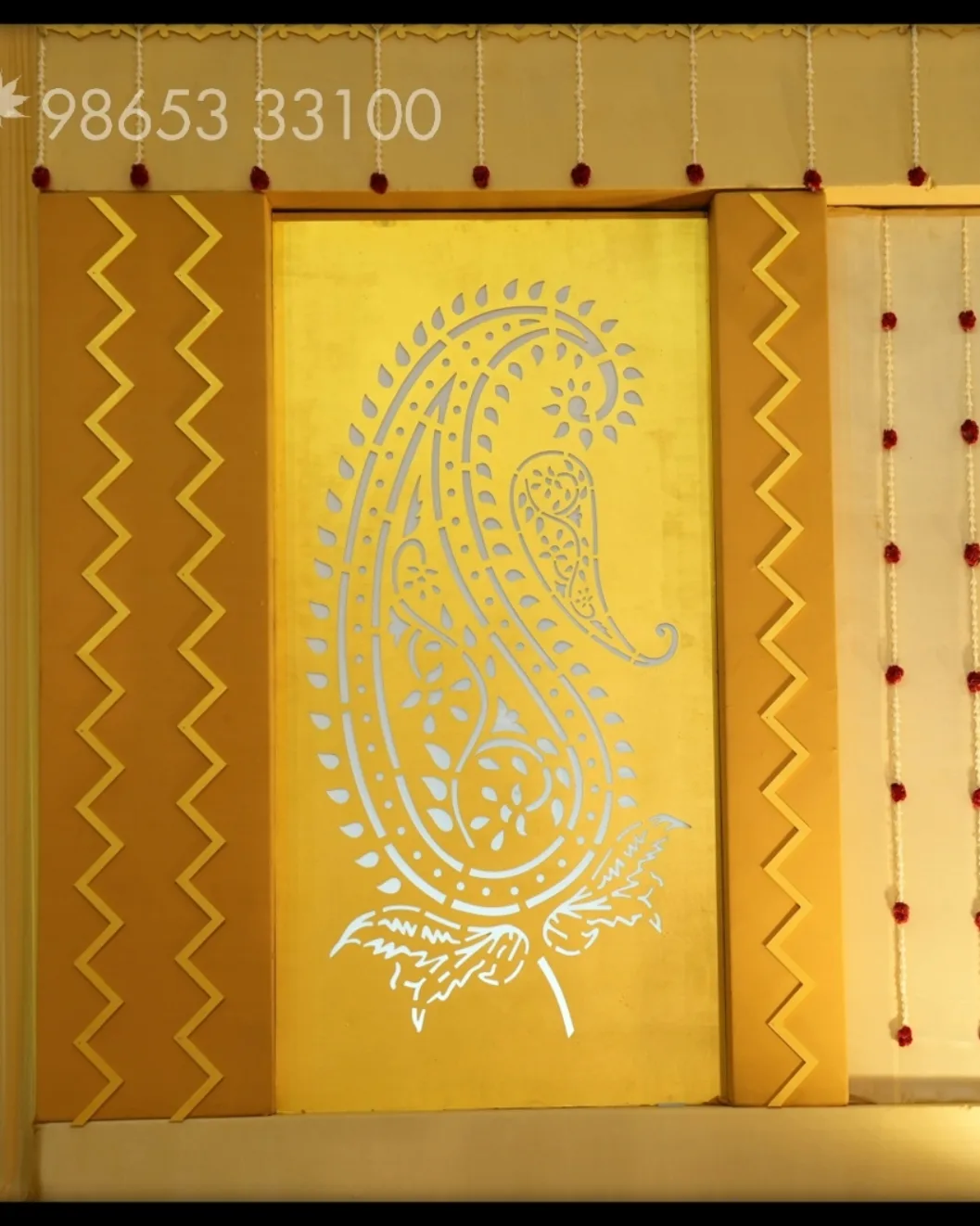 Wedding Stage Decoration -Suguna auditorium Coimbatore - Original Full Size Photo 4