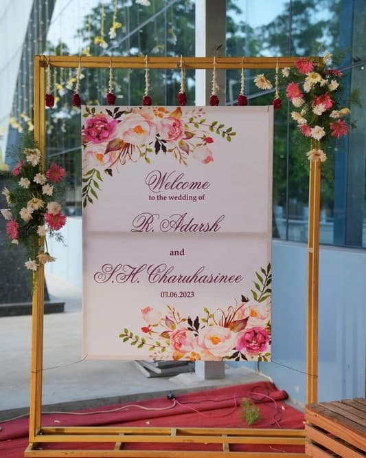 Wedding Stage Decoration -Suguna auditorium Coimbatore - Original Full Size Photo 5