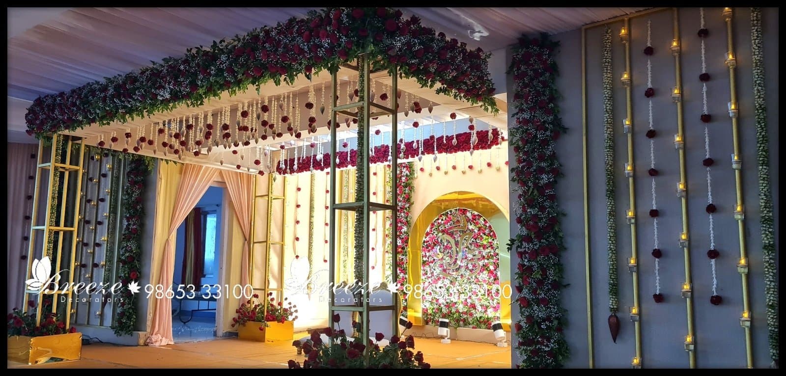 Arulmigu Sri Annamalaiar Temple Manjoor Ooty Wedding Decoration - Original Full Size Photo 5