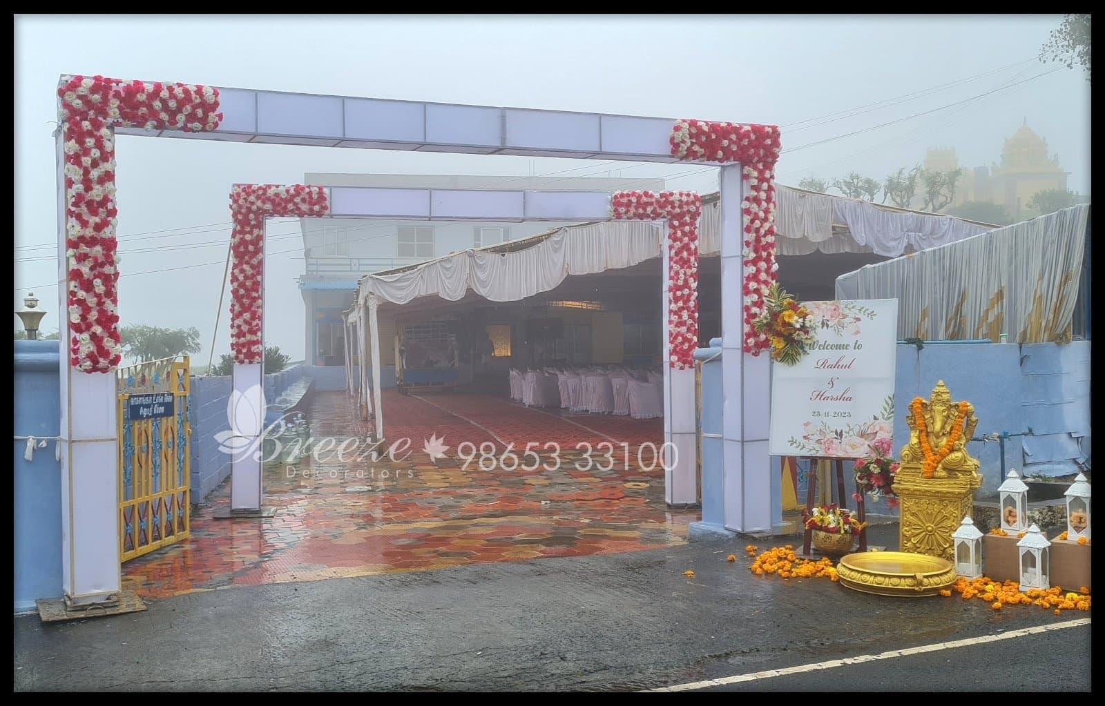 Arulmigu Sri Annamalaiar Temple Manjoor Ooty Wedding Decoration - Original Full Size Photo 6