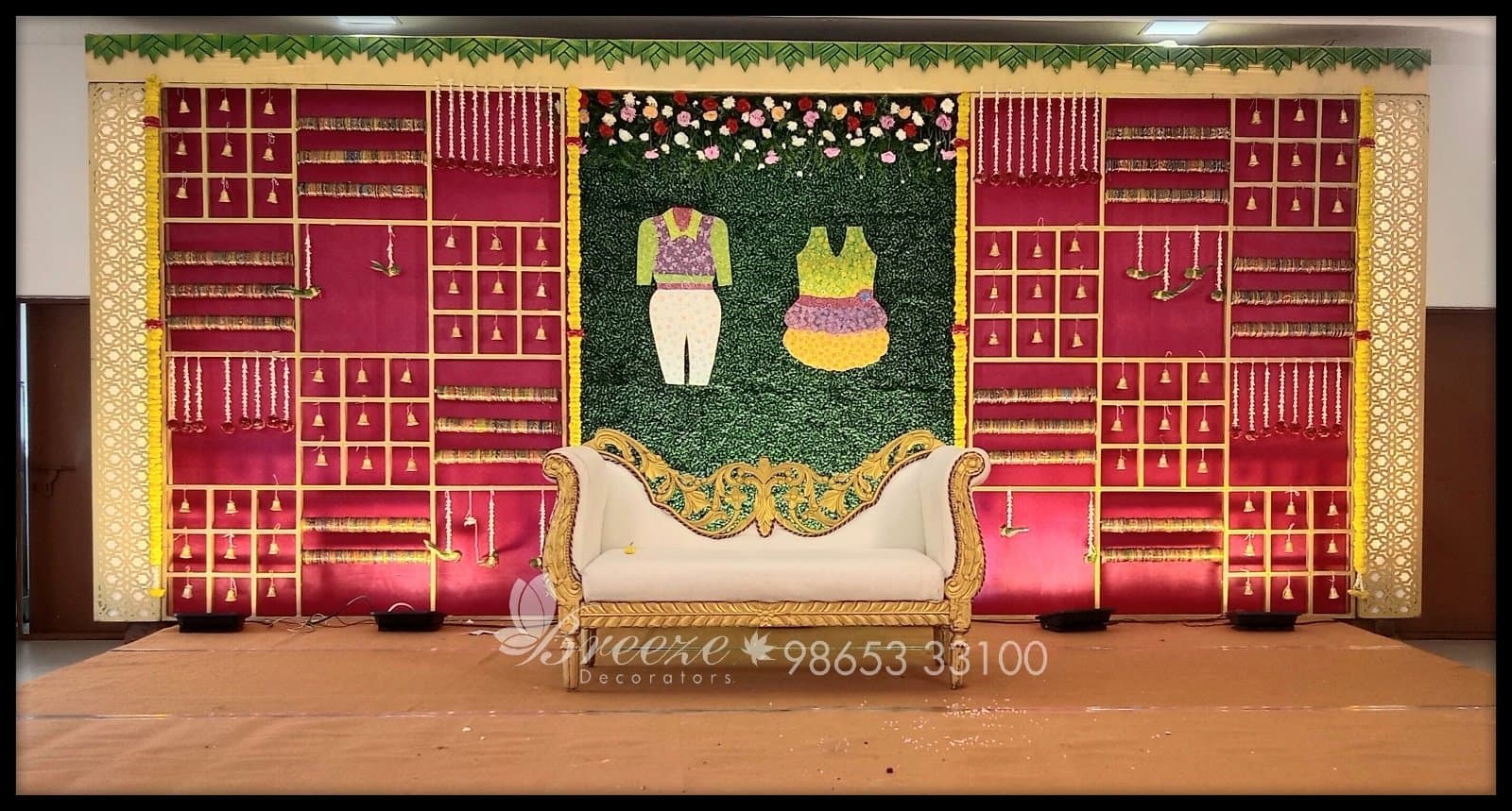 Shri Kambili Amman Temple In Nathagoundenpalayam, Tirupur Baby Shower Decoration - Original Full Size Photo 3
