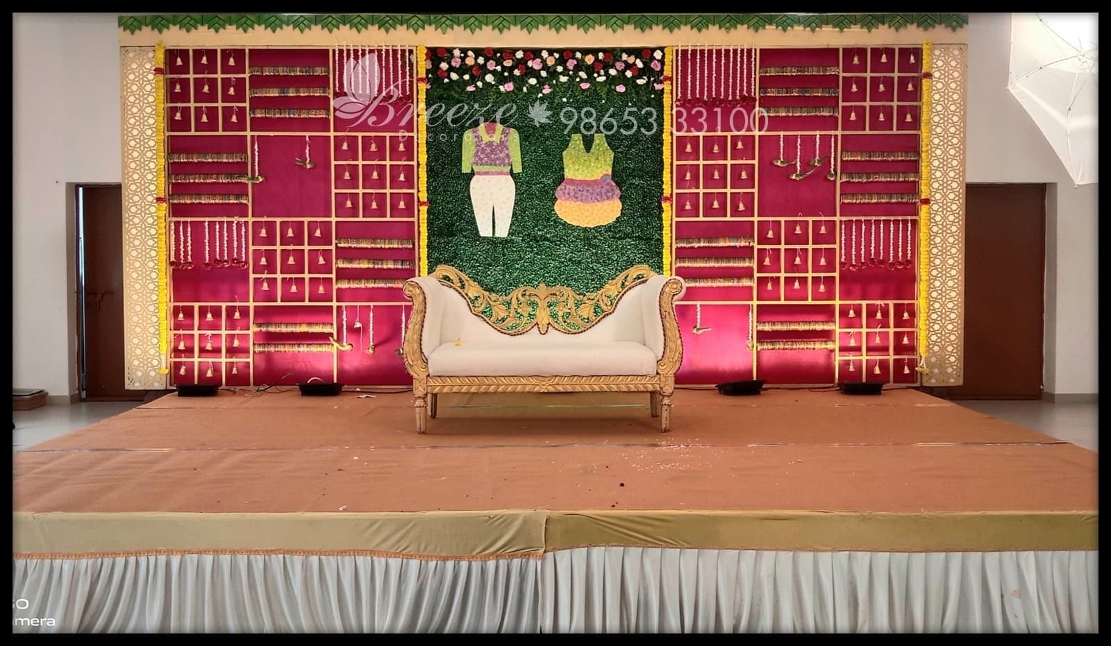 Shri Kambili Amman Temple In Nathagoundenpalayam, Tirupur Baby Shower Decoration - Original Full Size Photo 1