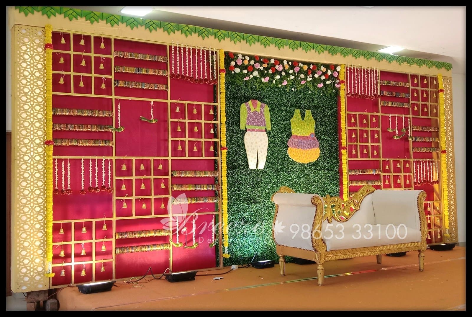 Shri Kambili Amman Temple In Nathagoundenpalayam, Tirupur Baby Shower Decoration - Original Full Size Photo 4
