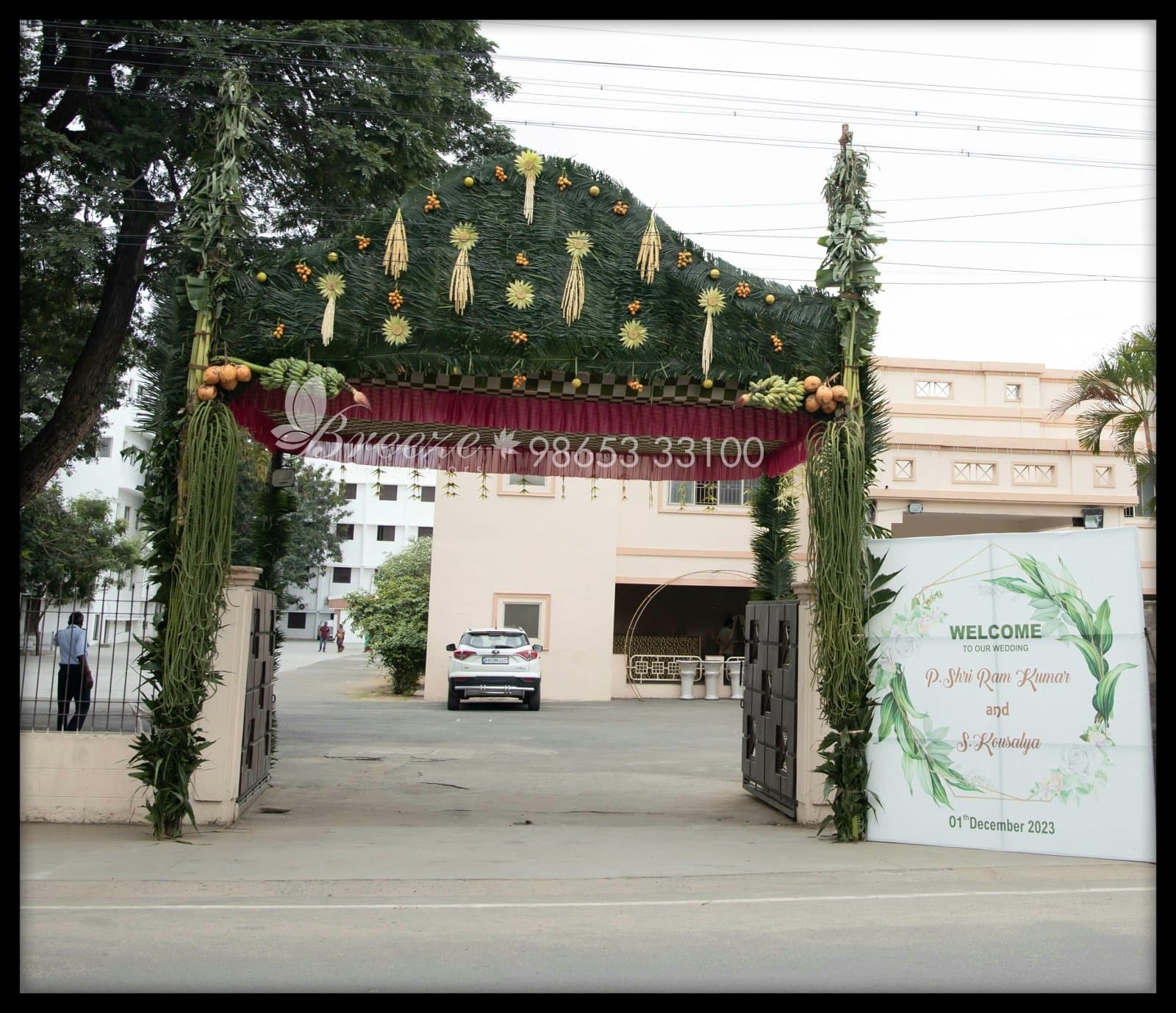 SNR Auditorium Coimbatore Wedding Decoration - Original Full Size Photo 14