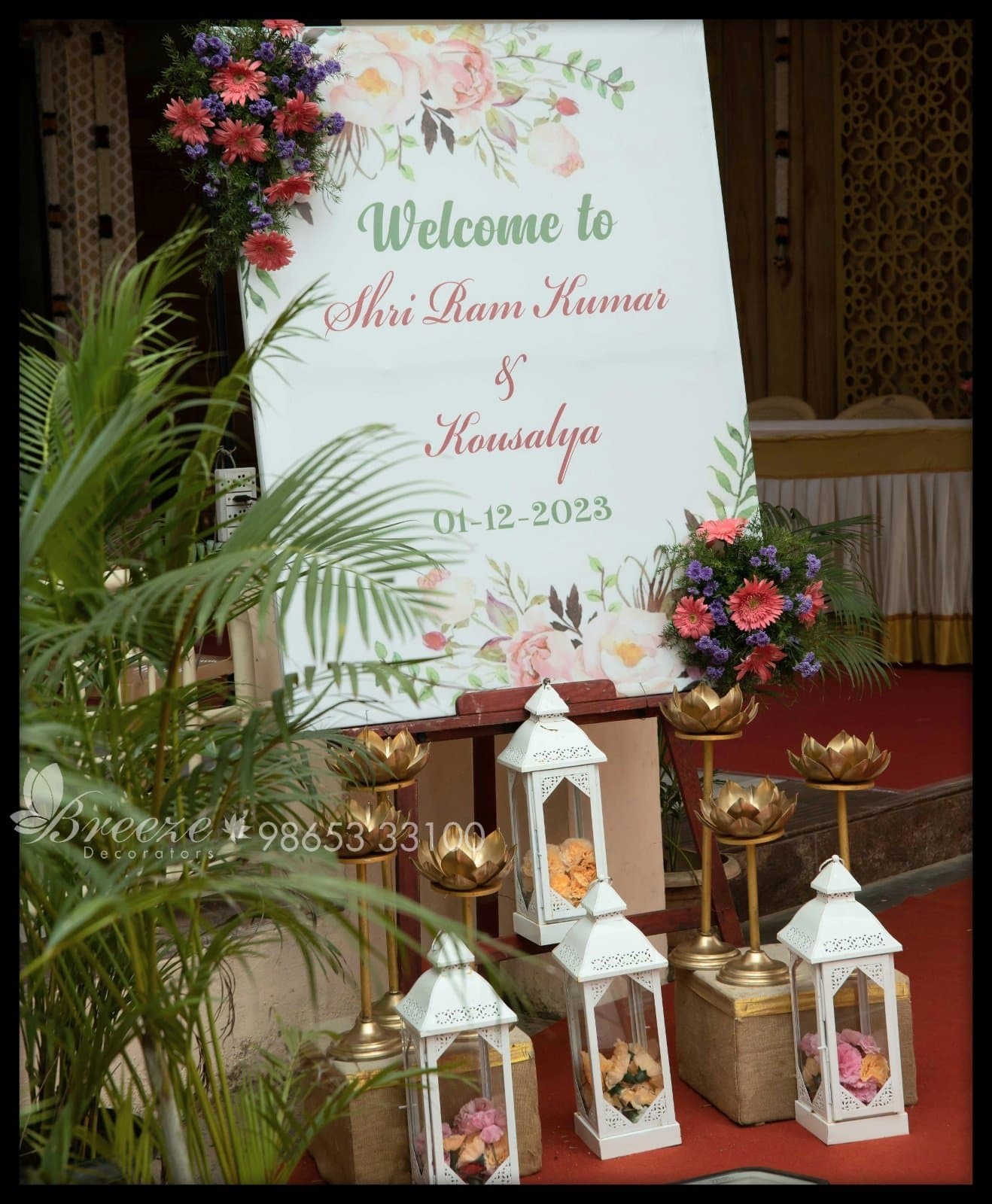 SNR Auditorium Coimbatore Wedding Decoration - Original Full Size Photo 15