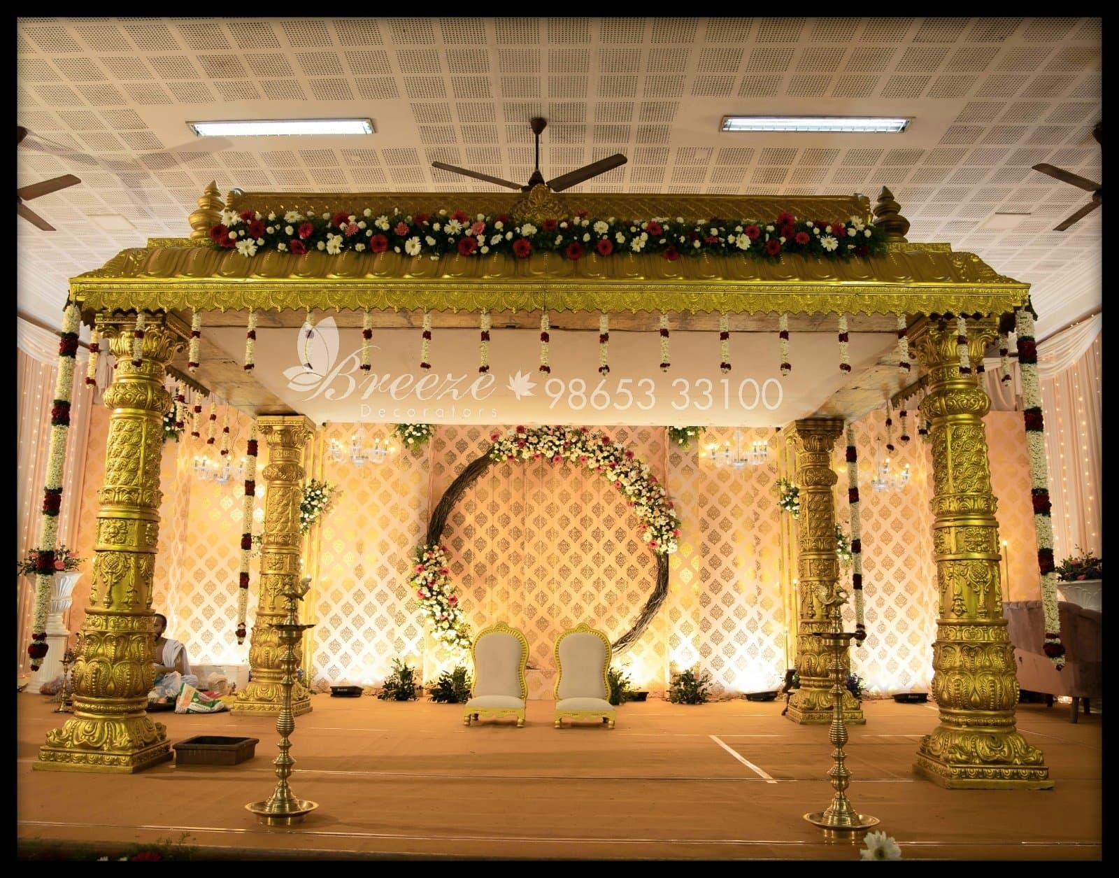 SNR Auditorium Coimbatore Wedding Decoration - Original Full Size Photo 19