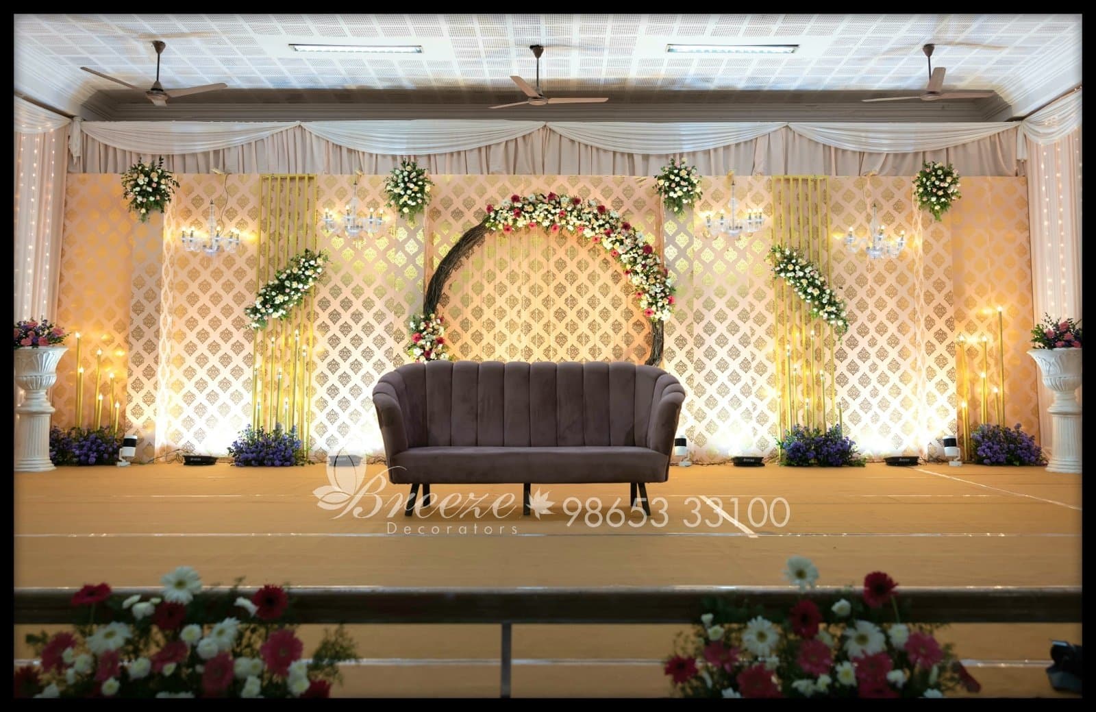 SNR Auditorium Coimbatore Wedding Decoration - Original Full Size Photo 16