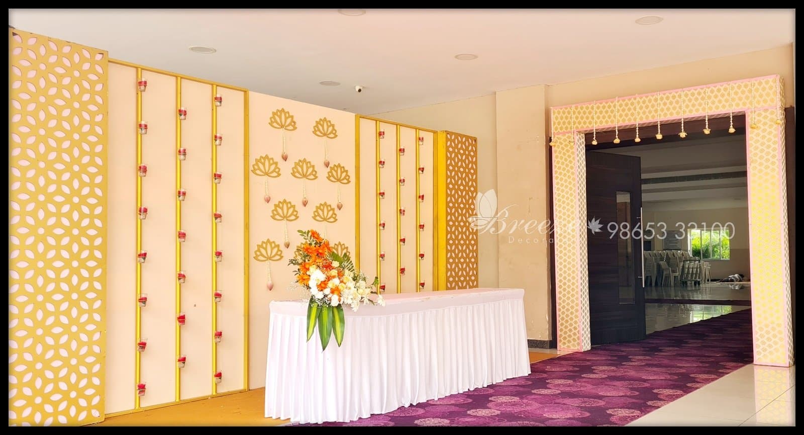 Kettimelam Mahal Wedding Decoration by Breeze Decor - Original Full Size Photo 7