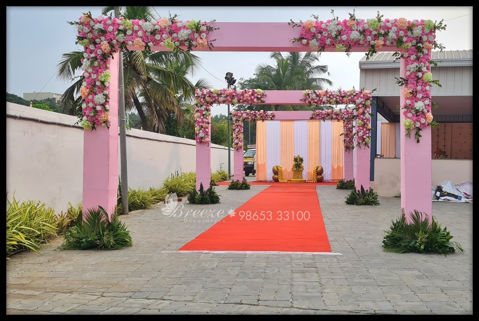 Kettimelam Mahal Wedding Decoration by Breeze Decor - Original Full Size Photo 9