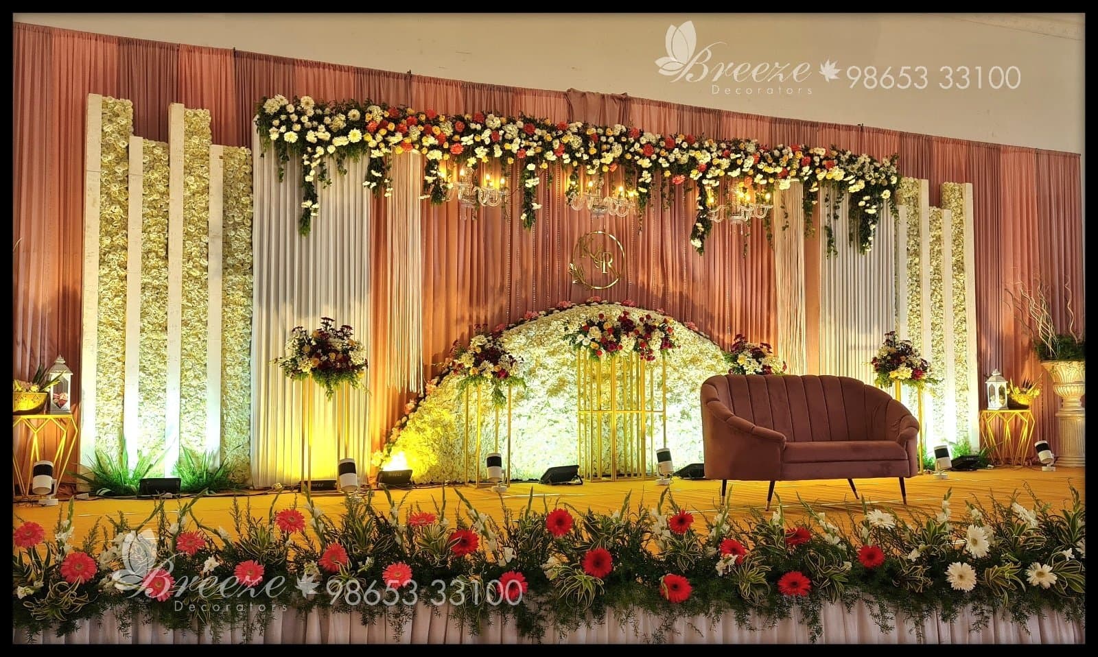 Stunning Wedding Decoration at Shree Devi Mahal By Breeze Decorators - Original Full Size Photo 4