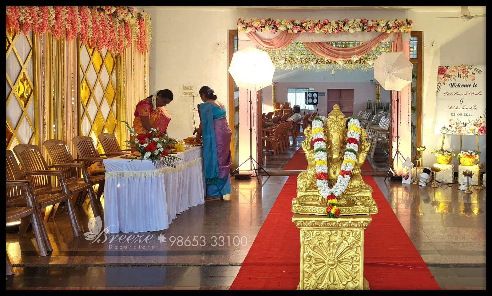 Stunning Wedding Decoration at Shree Devi Mahal By Breeze Decorators - Original Full Size Photo 6