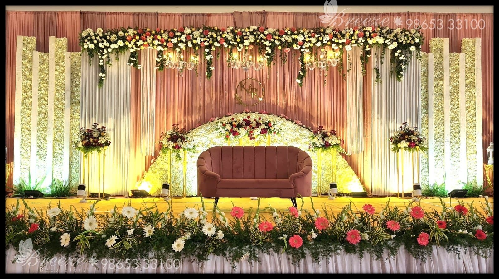 Stunning Wedding Decoration at Shree Devi Mahal By Breeze Decorators - Original Full Size Photo 7