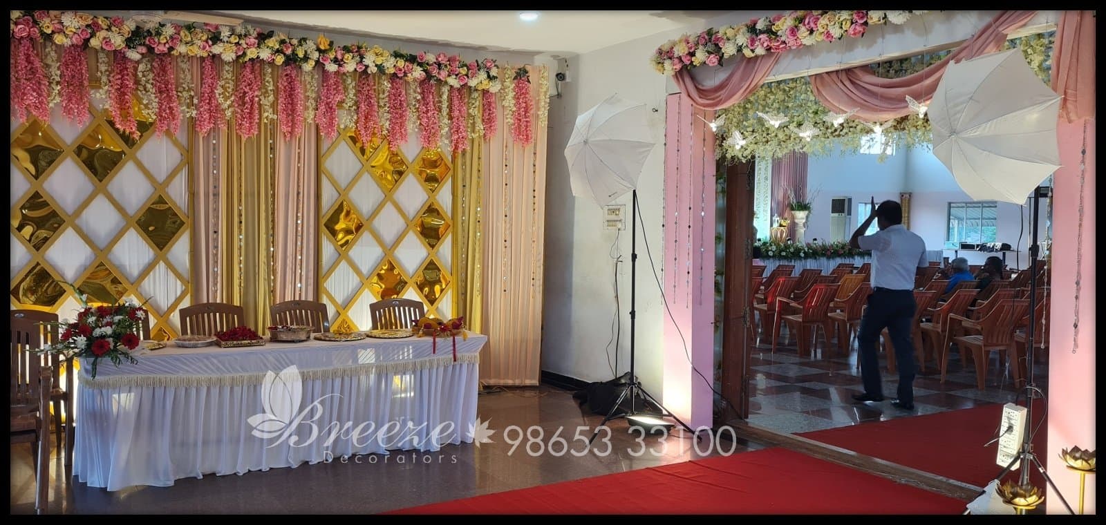Stunning Wedding Decoration at Shree Devi Mahal By Breeze Decorators - Original Full Size Photo 9