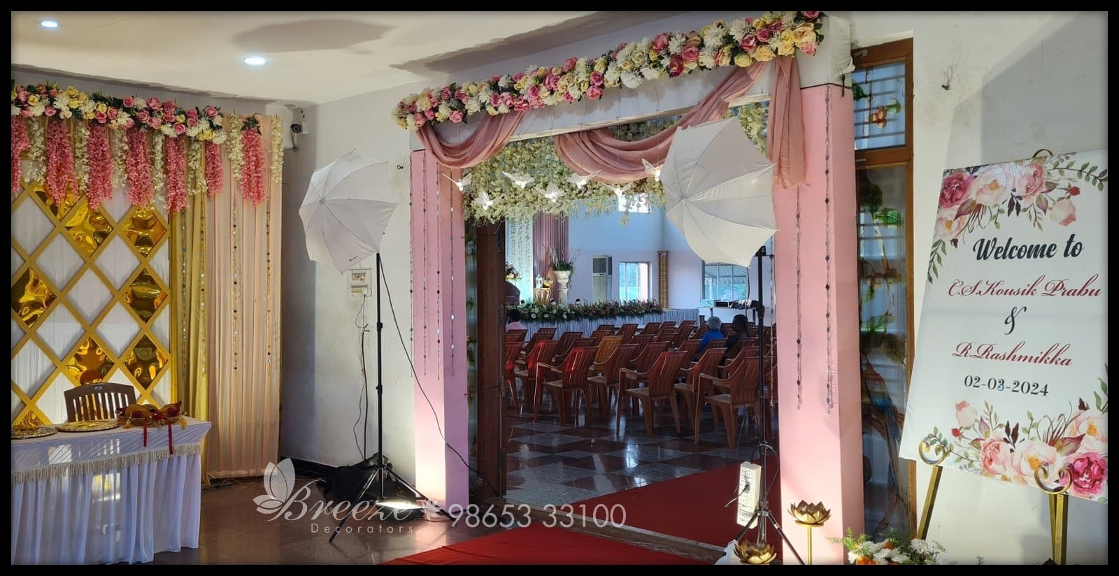 Stunning Wedding Decoration at Shree Devi Mahal By Breeze Decorators - Original Full Size Photo 11