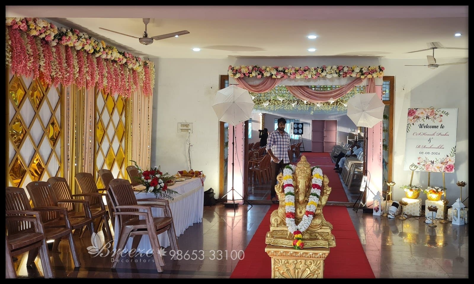 Stunning Wedding Decoration at Shree Devi Mahal By Breeze Decorators - Original Full Size Photo 12