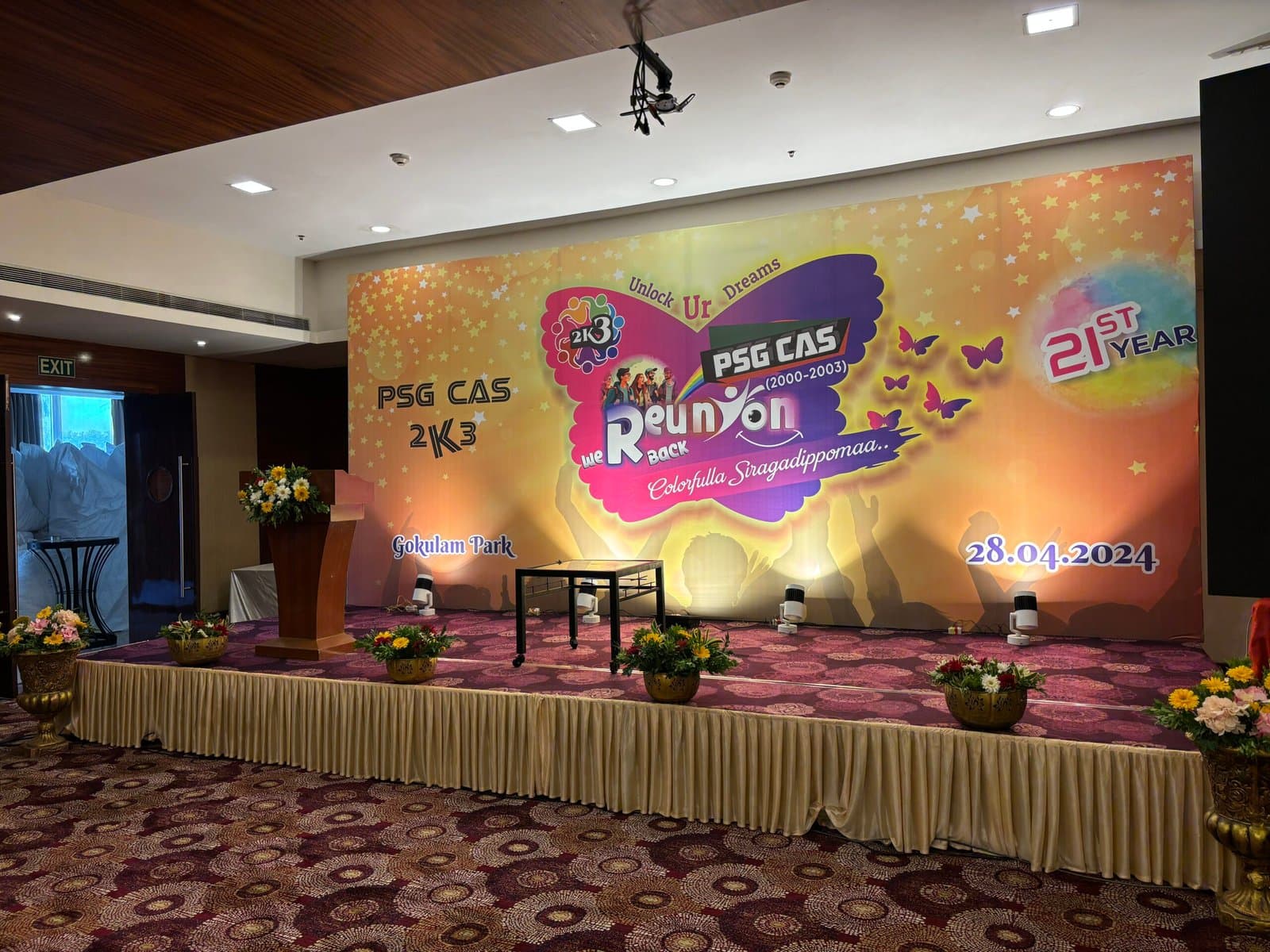 PSG College Alumni Reunion at Gokulam Park - Coimbatore with Breeze Decorators - Original Full Size Photo 12
