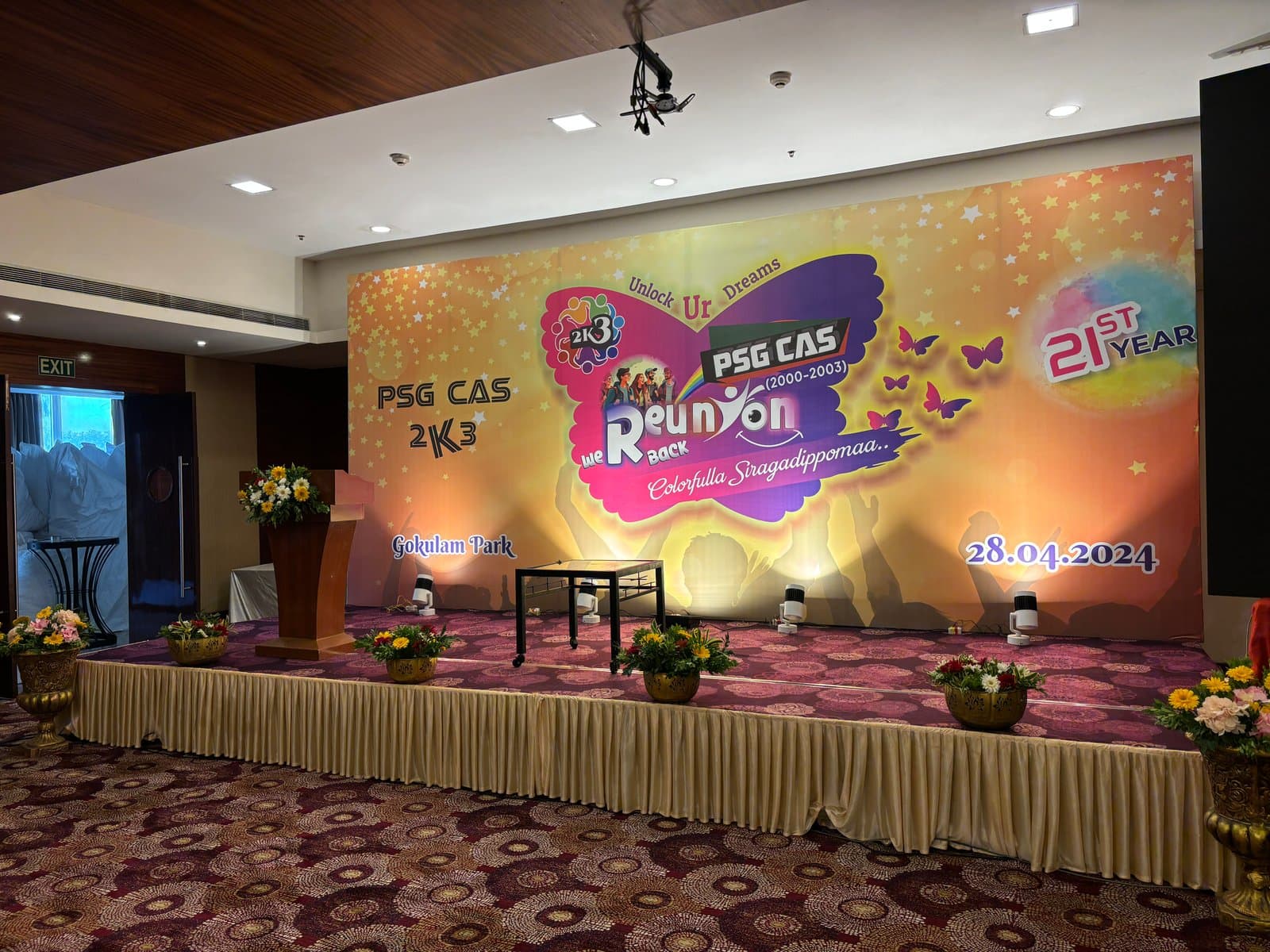 PSG College Alumni Reunion at Gokulam Park - Coimbatore with Breeze Decorators - Original Full Size Photo 10