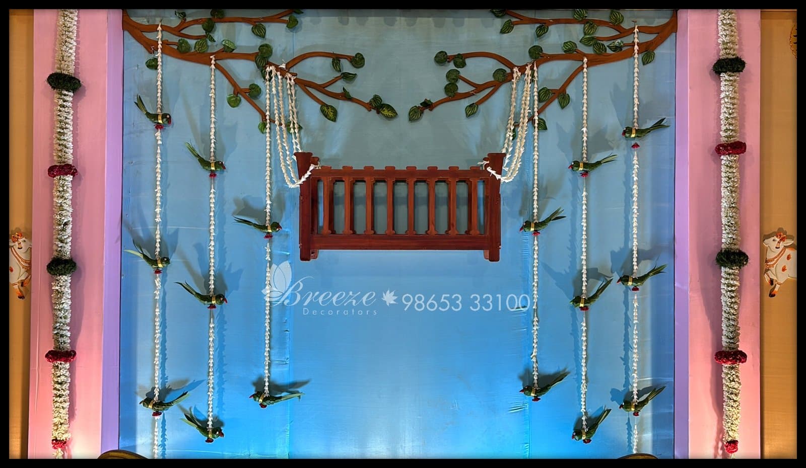 Suguna Auditorium Coimbatore Valaikappu Function Decoration - Photo 4