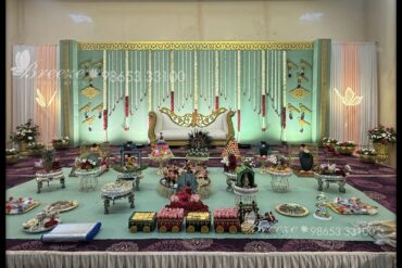 Gokul & Sneha Wedding Reception Decoration at GP Grand Galaxy by Breeze Decorators
